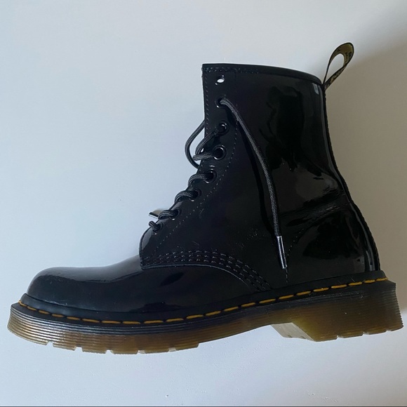Dr Martens 1460 Black Patent Leather Size 6 - Picture 3 of 5